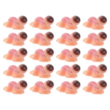60pcs Mini Sleeping Baby Ornaments Party Decor