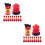 40pcs Miniature Fire Extinguishers Micro Landscape Tools 8
