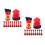 40pcs Miniature Fire Extinguishers Micro Landscape Tools 6