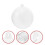 20pcs Openable Clear Christmas Ball Ornament Refillable Hanging Decor 10