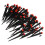 50pcs 13cm Adjustable Drip Irrigation Sprinkler Nozzle 8