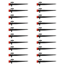 50pcs 13cm Adjustable Drip Irrigation Sprinkler Nozzle
