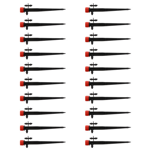 50pcs 13cm Adjustable Drip Irrigation Sprinkler Nozzle