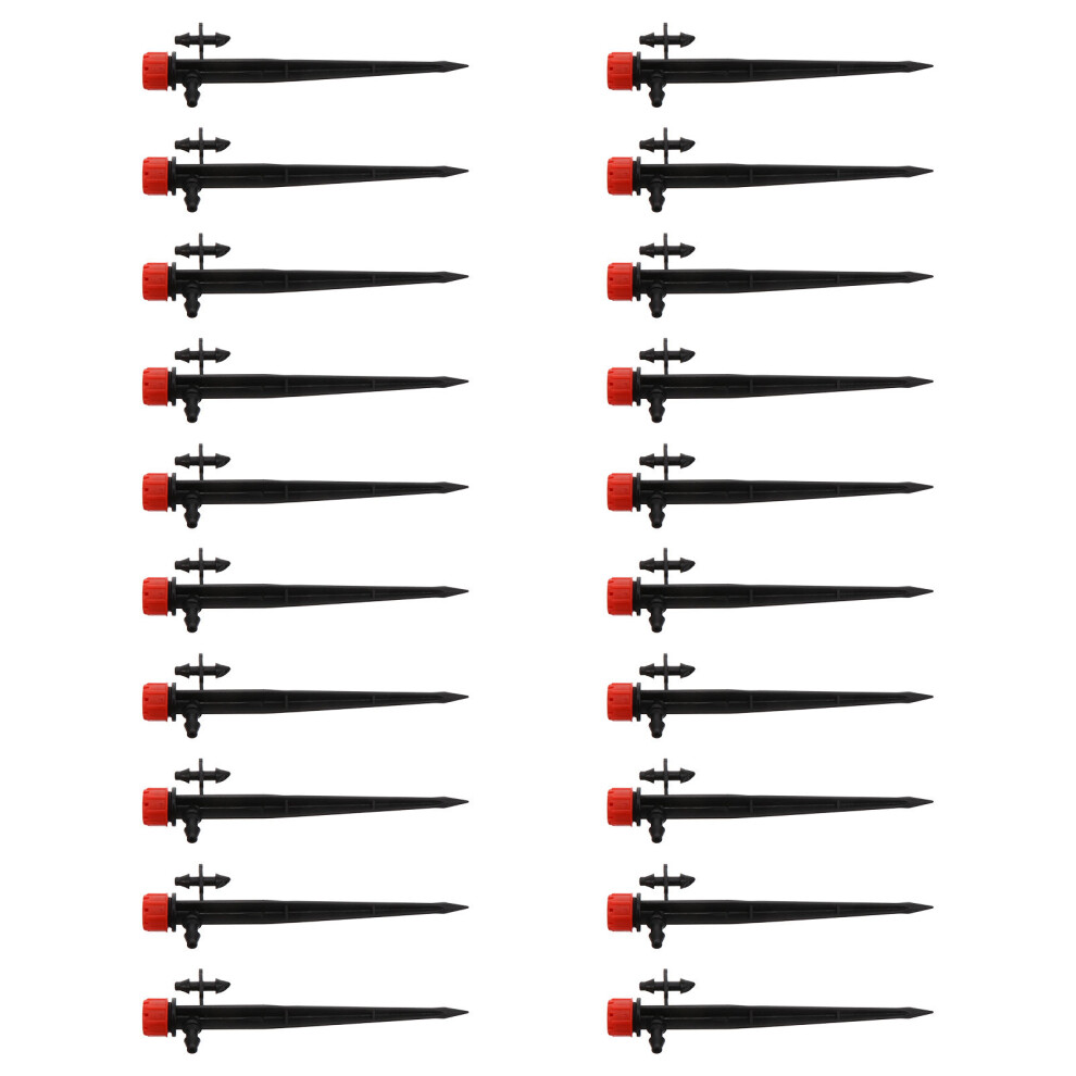 Solustre 50Pcs 13Cm Adjustable Drip Irrigation Sprinkler Nozzle