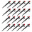 50pcs 13cm Adjustable Drip Irrigation Sprinkler Nozzle 3
