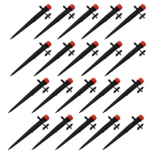 50pcs 13cm Adjustable Drip Irrigation Sprinkler Nozzle 2