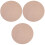 3pcs Pottery Wheel Bat Drying Board Round Wood Base Kit 3
