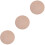 3pcs Pottery Wheel Bat Drying Board Round Wood Base Kit 5