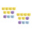 20pcs Colorful Cube Blocks 5cm Solid Geometry Learning Tool 2