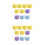 20pcs Colorful Cube Blocks 5cm Solid Geometry Learning Tool 6