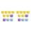 20pcs Colorful Cube Blocks 5cm Solid Geometry Learning Tool 7