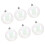18pcs Clear Iridescent Ornament Balls 8cm Decorations 3