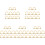 50pcs D-Shaped Suitcase Rings Bag Replacement Accessories 2