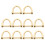 50pcs D-Shaped Suitcase Rings Bag Replacement Accessories 1