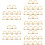 50pcs D-Shaped Suitcase Rings Bag Replacement Accessories 10