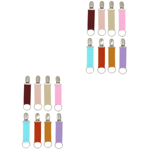 16pcs Elastic Hat Clips Portable Travel Bag Clips 2