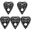 5pcs Heart Shape Wood Pendulum Board Divination Message Board 4