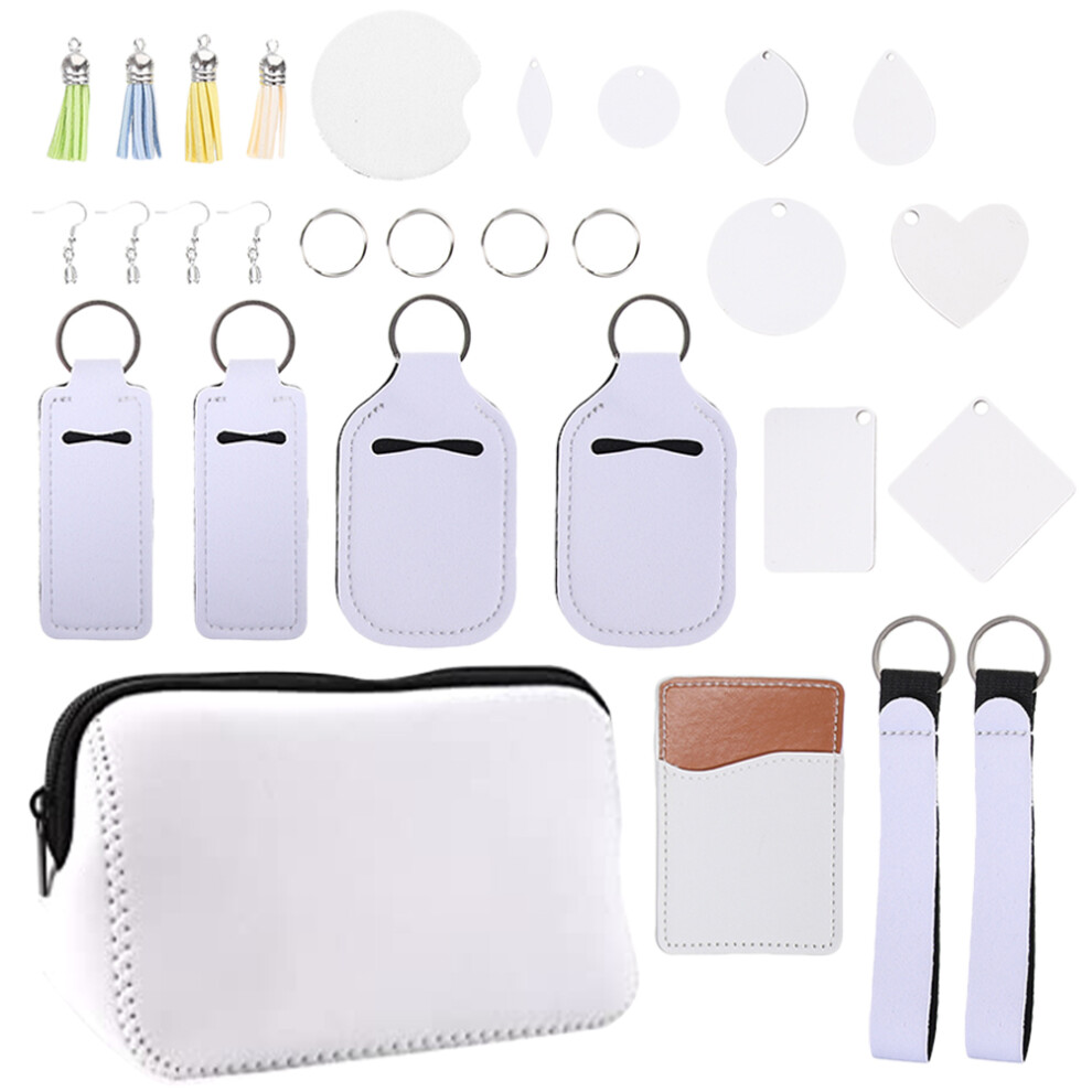 Aboofan Light 4Sets Diy Heat Transfer Craft Materials For Makeup Bag