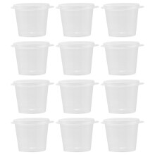 100pcs Transparent Sauce Cups Containers Holders