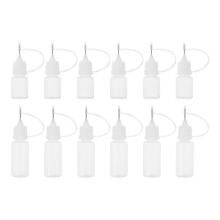 12pcs Precision Tip Glue Applicator Bottles