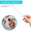 100pcs Incense Testing Papers Essential Oil Aromatherapy Strips 8