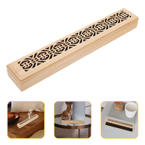 Bamboo Incense Holder Stick Box Burner 1