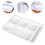 Divided Plate Multi-Grid Fruit Breakfast Plate White 10