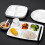Divided Plate Multi-Grid Fruit Breakfast Plate White 7
