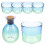 1set Japanese Sake Bottle Cups Glass Set 3