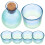 1set Japanese Sake Bottle Cups Glass Set 6