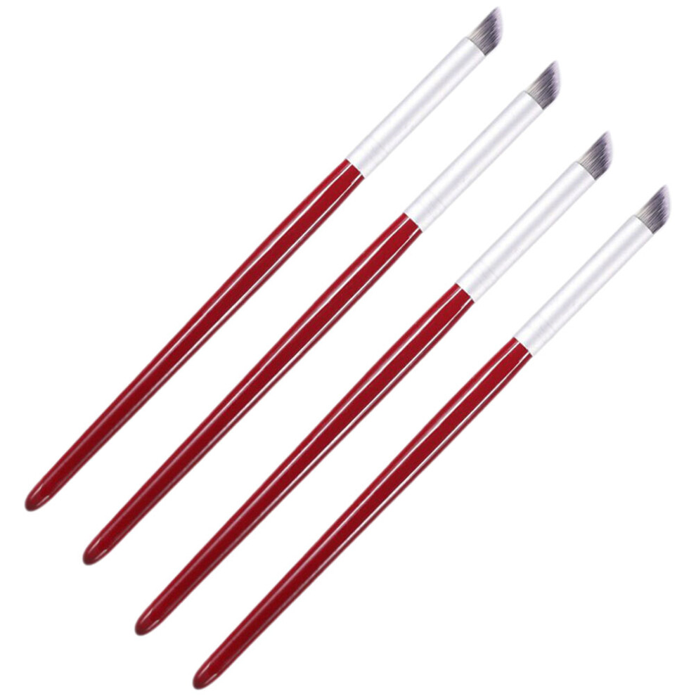 Vaguelly 4Pcs Nail Art Brush Set For Acrylic Manicure Painting