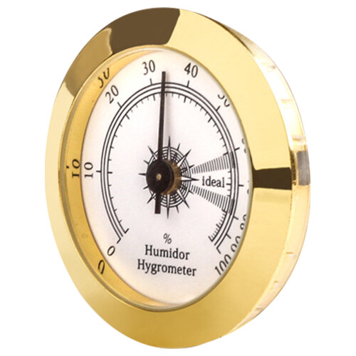 2pcs Round Mechanical Cigar Hygrometer for Humidor Box 1