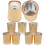 12pcs Glass Tea Light Candle Holders Table Centerpieces 6
