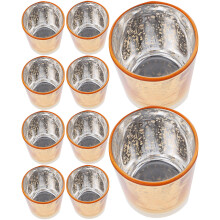 12pcs Glass Tea Light Candle Holders Table Centerpieces