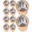 12pcs Glass Tea Light Candle Holders Table Centerpieces 1