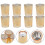 12pcs Glass Tea Light Candle Holders Table Centerpieces 4