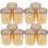 12pcs Glass Tea Light Candle Holders Table Centerpieces 10