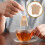 100pcs 5x7cm Drawstring Tea Bag Filter Paper Pouches 6
