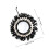 Black Handmade Tapestry Mirror with Wood Beads Decor 2