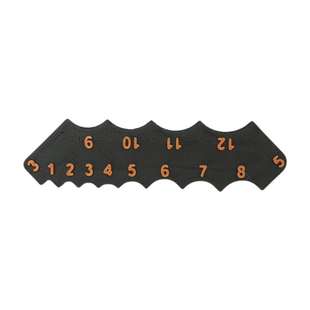 Fillet Radius Gauge Arc Angle Template For Construction Corners, 4" Size, Durable Plastic, Accurate Measurements 6447073417108