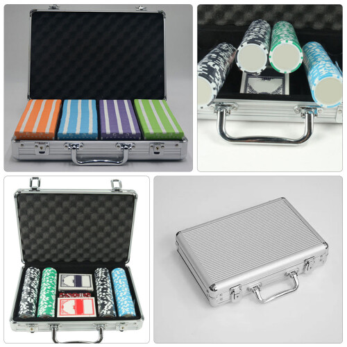 1pc Aluminum Chips Storage Box Poker Cards Container 2