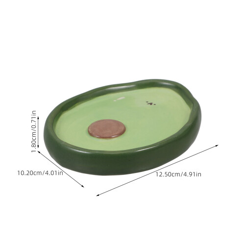 Avocado Ceramic Snack Tray Multi Color Sauce Dish for Kitchen 1