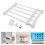 3pcs Adjustable Closet Storage Bracket Wardrobe Rack 5
