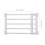 3pcs Adjustable Closet Storage Bracket Wardrobe Rack 4
