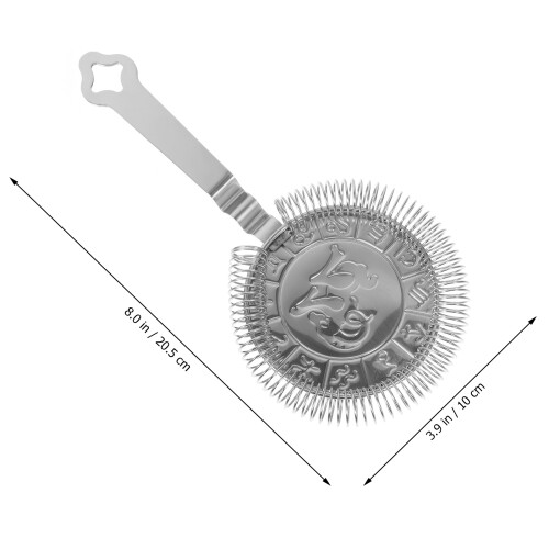 Stainless Steel Cocktail Strainer Bar Tool 2