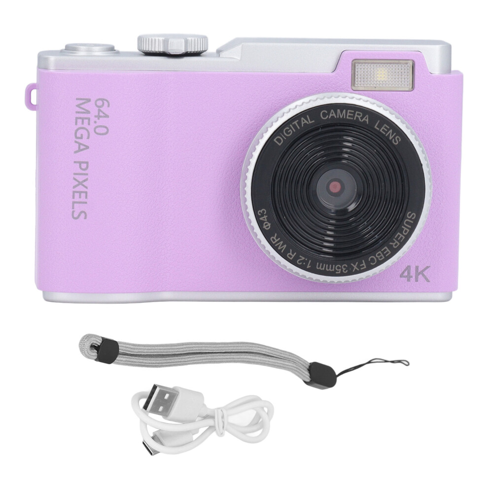 Digital Camera 48Mp 1080P 2.4 Inch Screen 16X Zoom Purple 8320539839837
