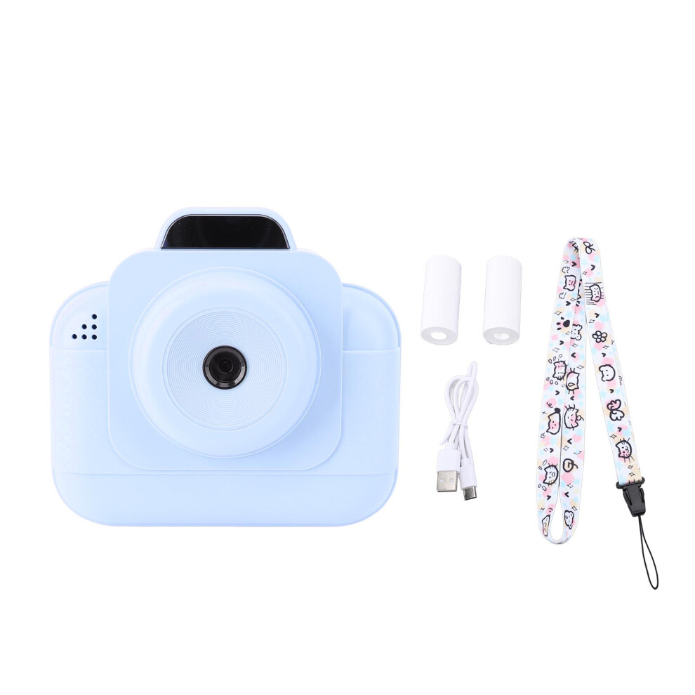 Instant Print Camera 1080P 2.4 Inch Screen Thermal Blue 8320539840062