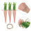 12pcs Easter Carrot Ornaments Fabric Hanging Decor for Spring Party 11