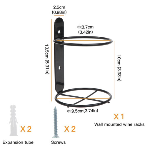 Wall Mounted Wine Bottle Holder Display Rack Hanger Kitchen 1