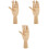 3pcs Wooden Flexible Hand Model Puppet 5